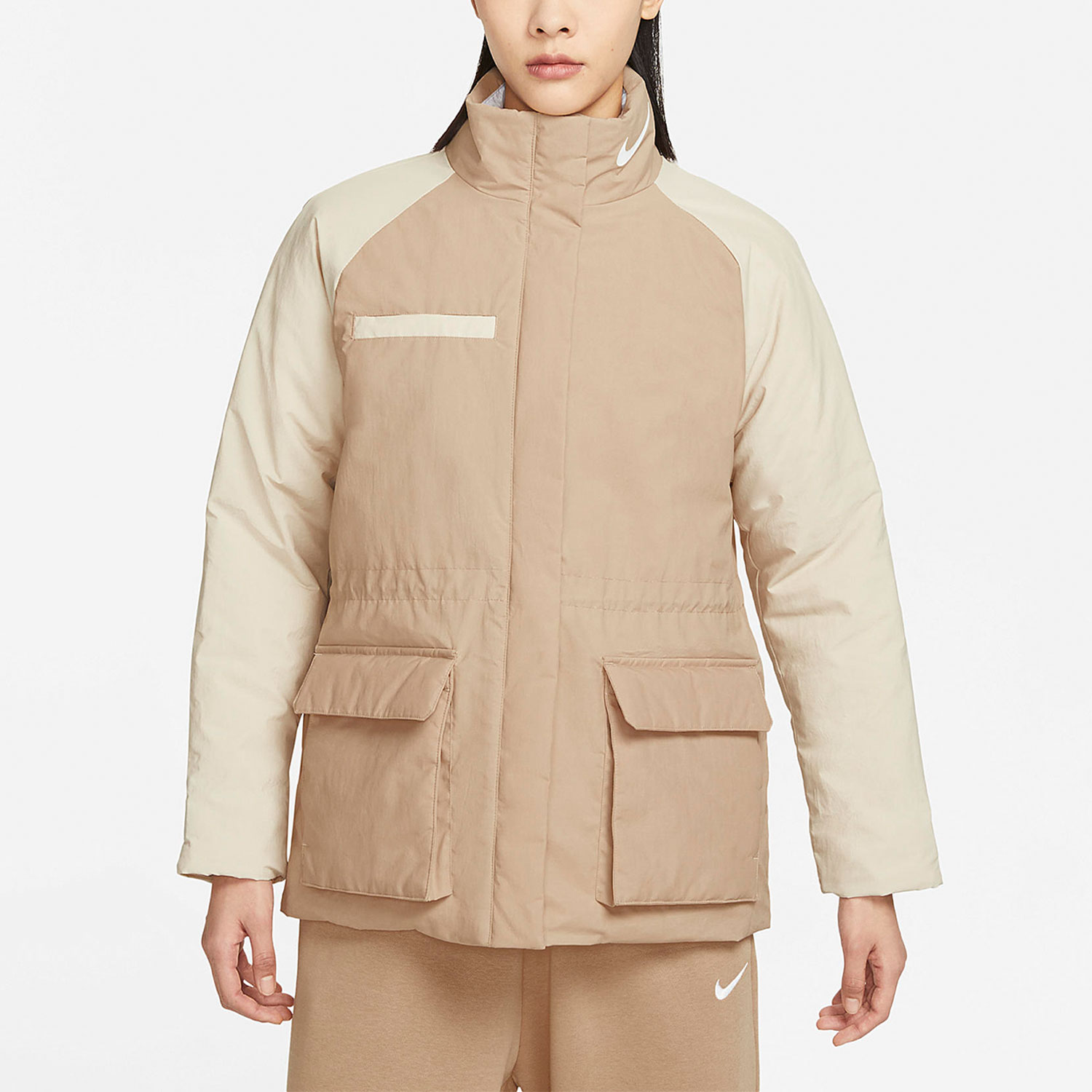 Winter Clothing Nike - ナイキ正規品 冬用暖かいレディーススポーツ＆レジャー厚手コットンウェア DQ6851-200