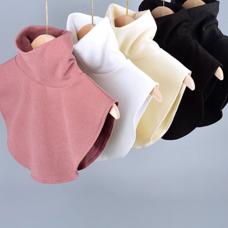 Neck Gaiter Fleece - 男女兼用ハイカラーサーマルネックゲイター、厚手のドラロン製暖かいフェイクカラーネックカバー、柔らかく伸縮性のある防風ネックウォーマー