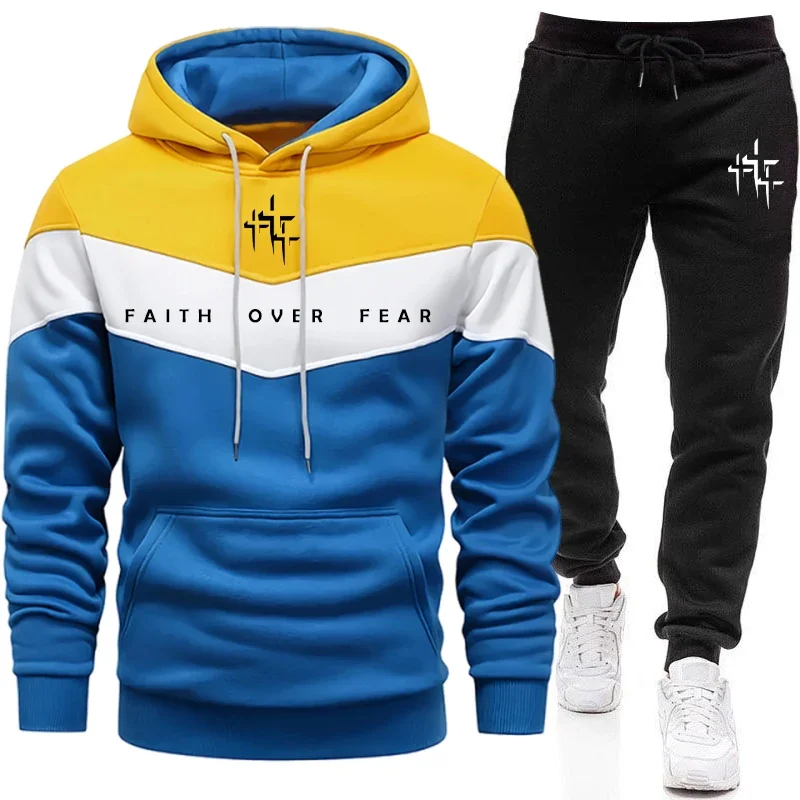 Faith Over Fear メンズ トラックスーツ フー - Winter Clothing For Men のレビューと価格