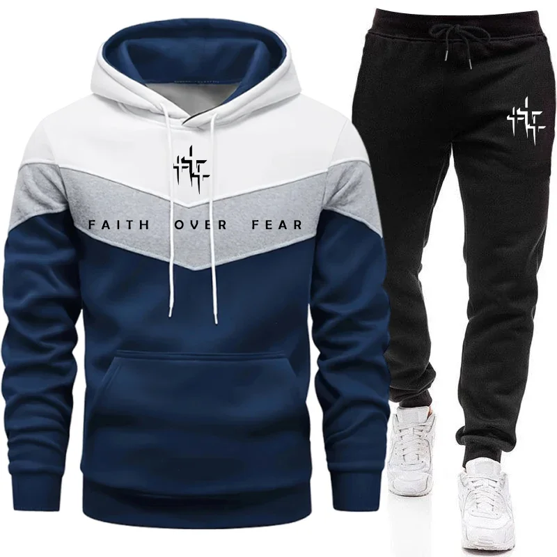 Faith Over Fear メンズ トラックスーツ フー - Winter Clothing For Men のレビューと価格