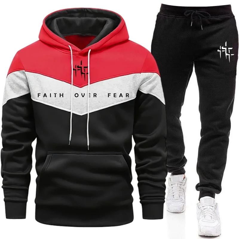 Faith Over Fear メンズ トラックスーツ フー - Winter Clothing For Men のレビューと価格