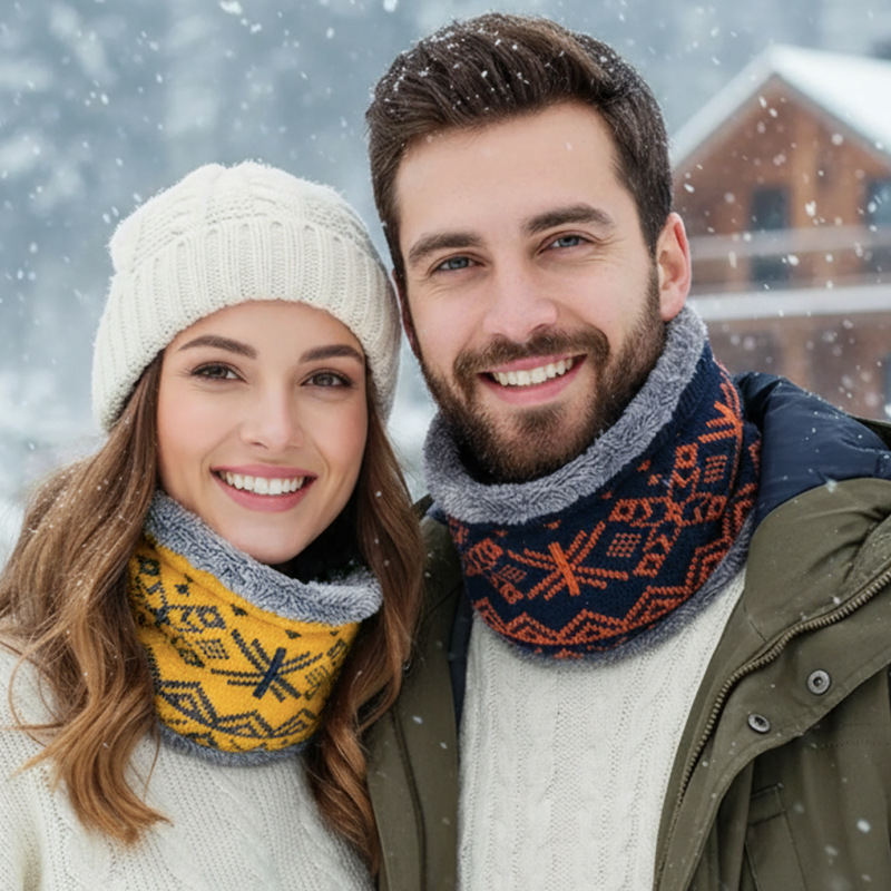 1-6個入り 冬用ニットネックゲイター フリース裏地付き 保 - Neck Gaiter Fleece のレビューと価格