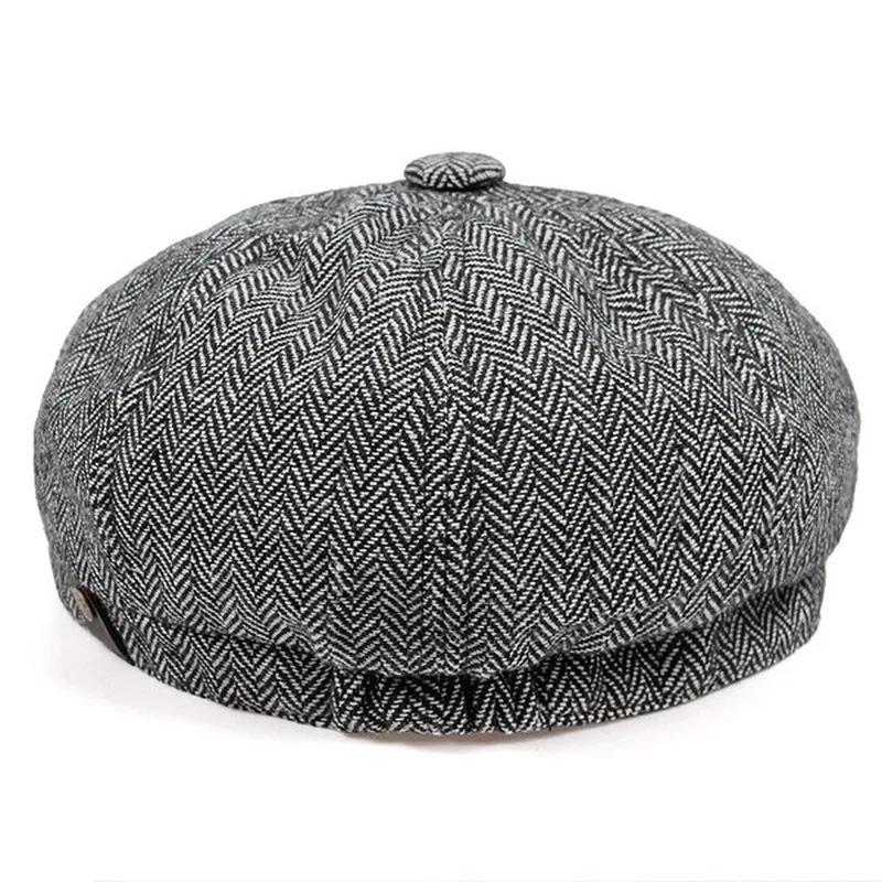 メンズフラットトップアイビーギャツビードライビングキャップ秋 - Winter Clothing Drive のレビューと価格