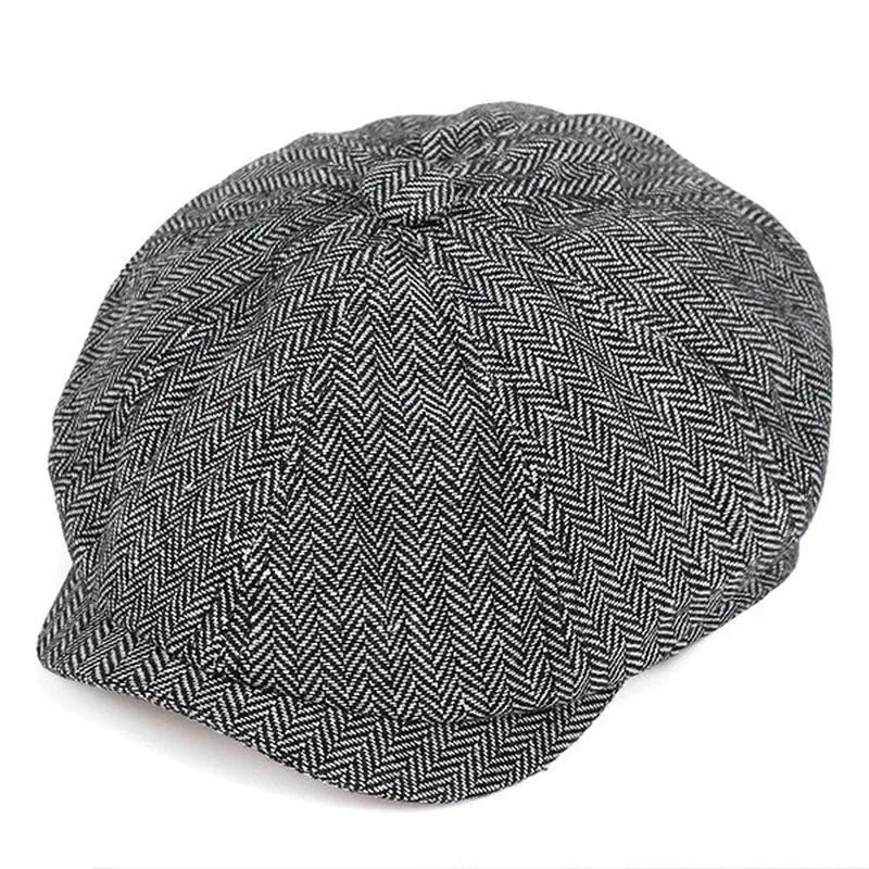 メンズフラットトップアイビーギャツビードライビングキャップ秋 - Winter Clothing Drive のレビューと価格