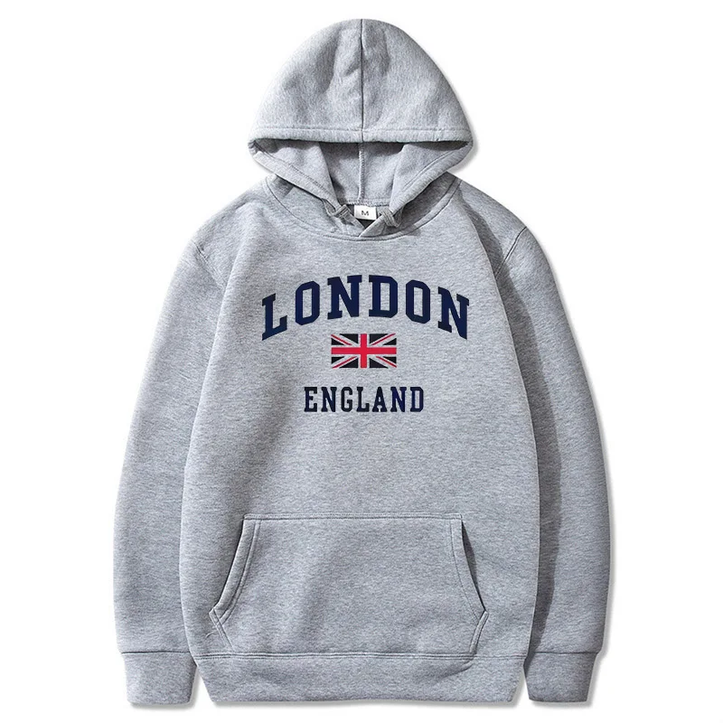 ロンドンイングランドパーカーメンズフード付きスウェットシャツ - Winter Clothing London のレビューと価格