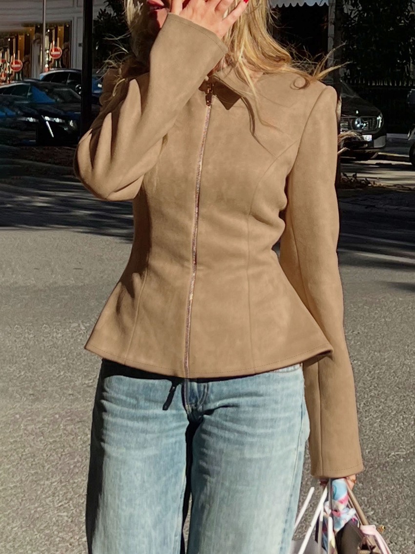 秋冬レディース服 スリムフィット ノッチドラペル 長袖 エレ - Winter Clothing Looks のレビューと価格