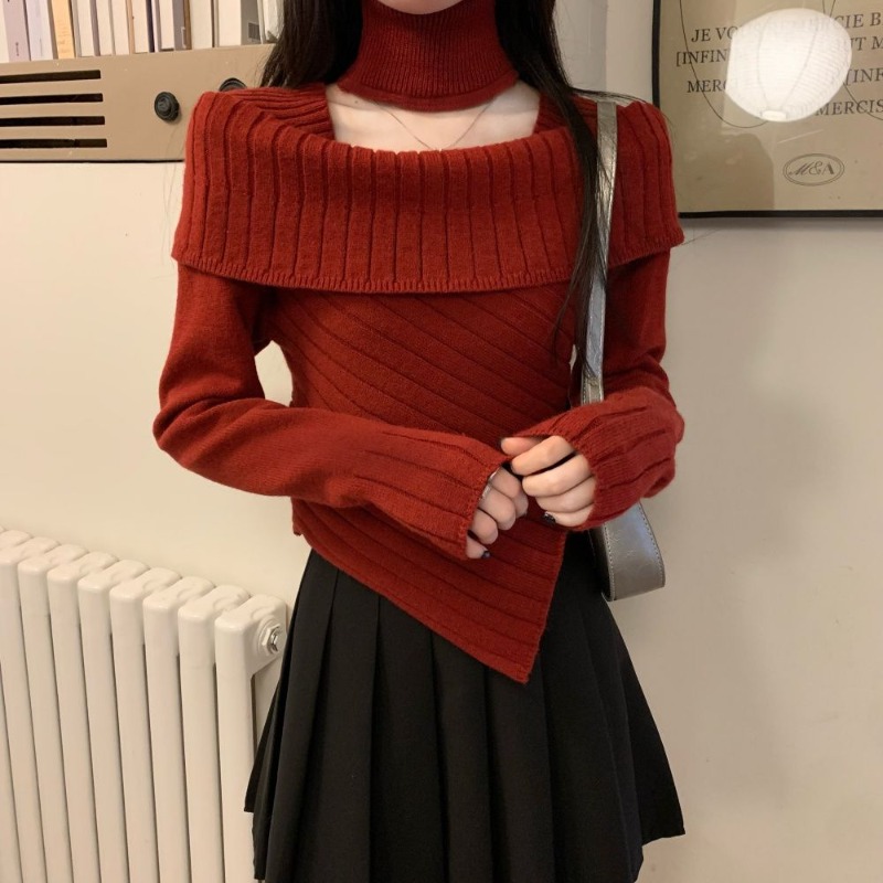 クロップド丈の女性用プルオーバー、クリスマス、若々しいスタイ - Winter Clothing Offer のレビューと価格
