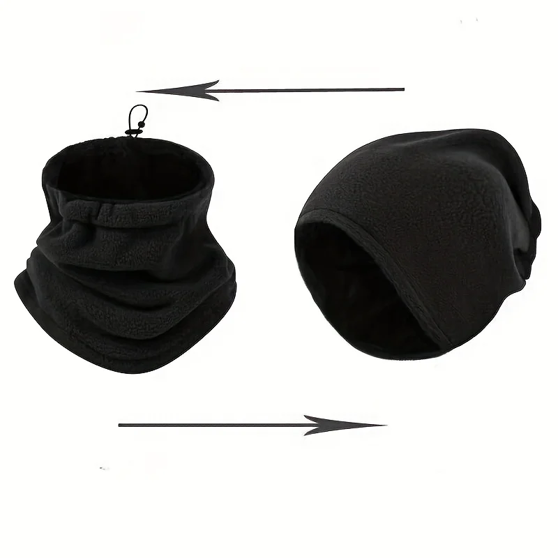 冬用バイク暖かいマスク男性女性フリースネックアウトドアウォー - Neck Gaiter Fleece のレビューと価格