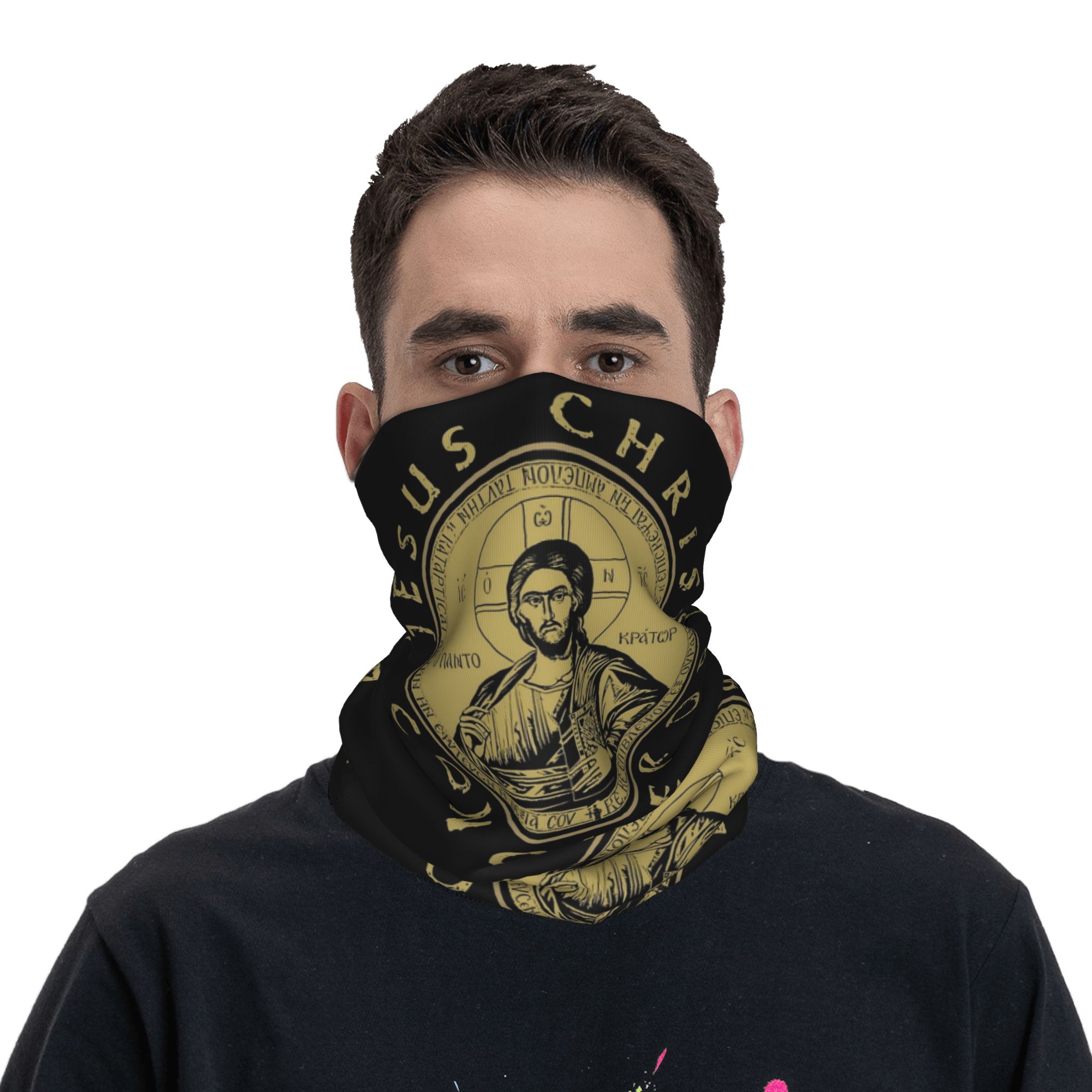 イエス・キリスト正教会バンダナ ネックカバー プリントマスク - Wool Balaclava Knit のレビューと価格
