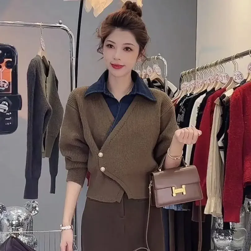 女性用ニットポロシャツ,女性用Tシャツ,バギー,ポリエステル - Winter Clothing Offer のレビューと価格