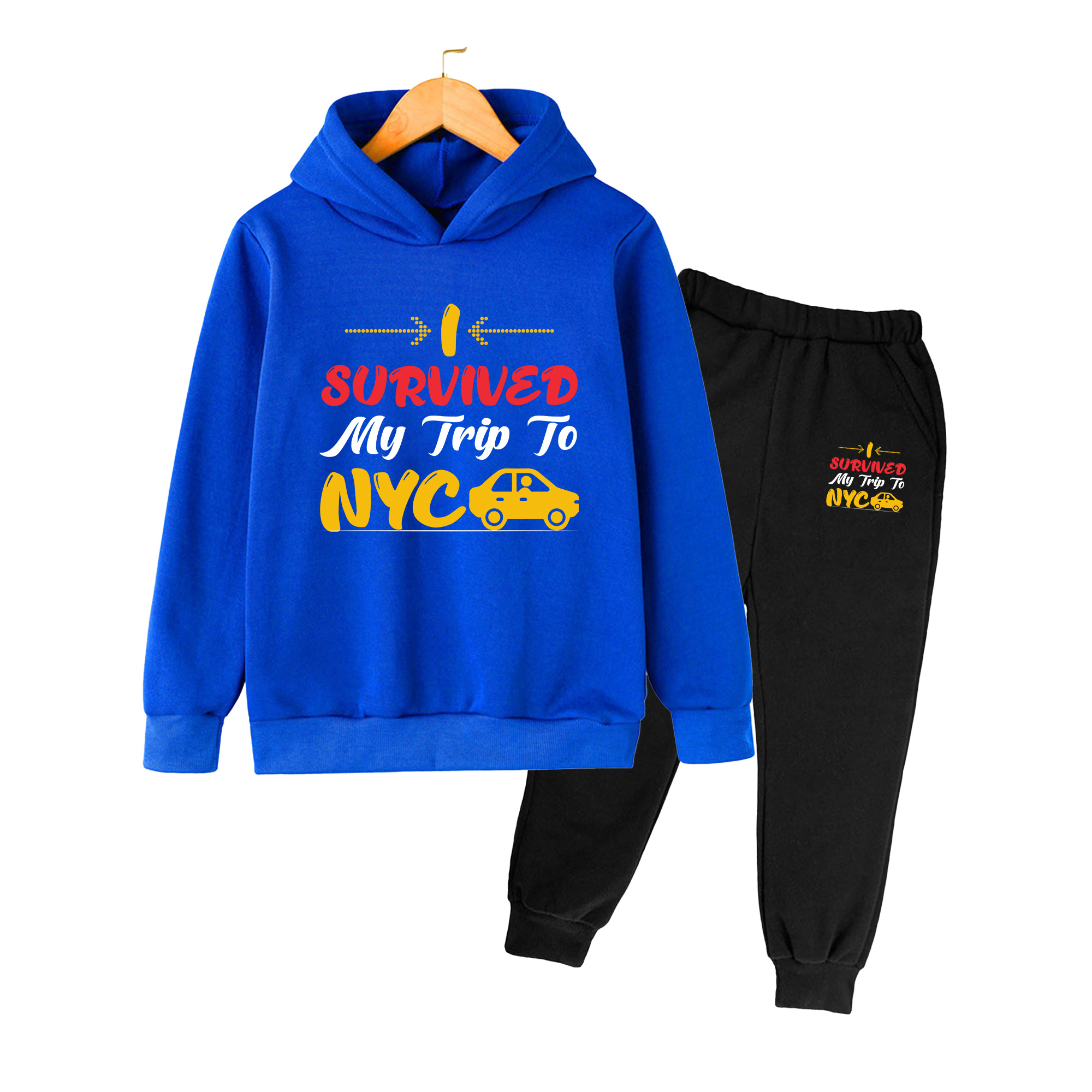 キッズ用フーディー＆スウェットパンツセット、「I Survi - Winter Clothing Nyc のレビューと価格
