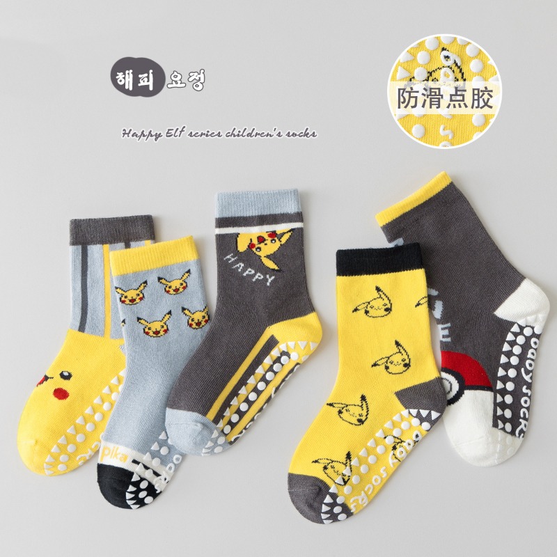 5足組 アニメ ベビー 子供用靴下 漫画柄 冬用 キッズソッ - Winter Clothing For Toddlers のレビューと価格