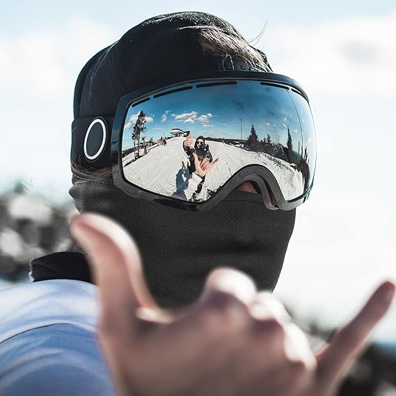 男女兼用スキーマスク、UVカット付きバラクラバフェイスカバー - Wool Balaclava Knit のレビューと価格