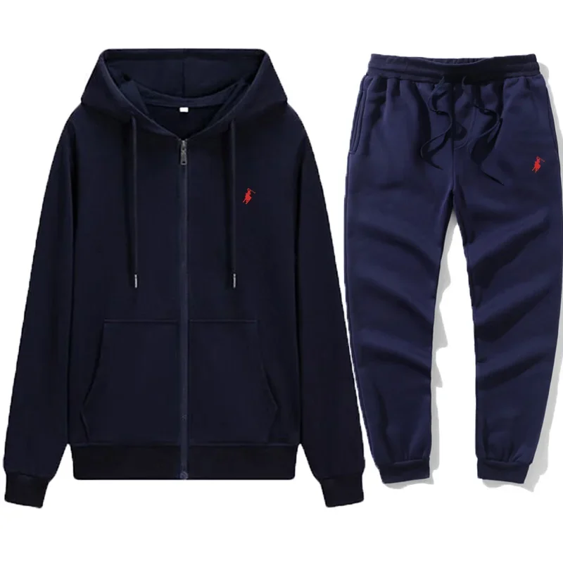 2026年メンズクラシックフーディスポーツパンツセット秋冬暖 - Winter Clothing For Men のレビューと価格