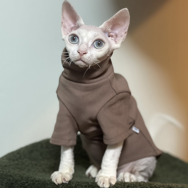 スフィンクス猫服ベビーソフトコットン秋冬子猫小型犬服コーンウ - Winter Clothing For Toddlers のレビューと価格