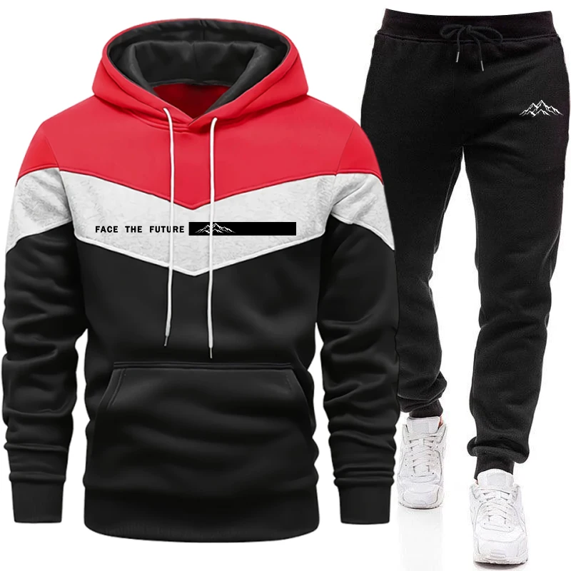 メンズトラックスーツ ファッション カジュアル フード付きス - Winter Clothing For Men のレビューと価格