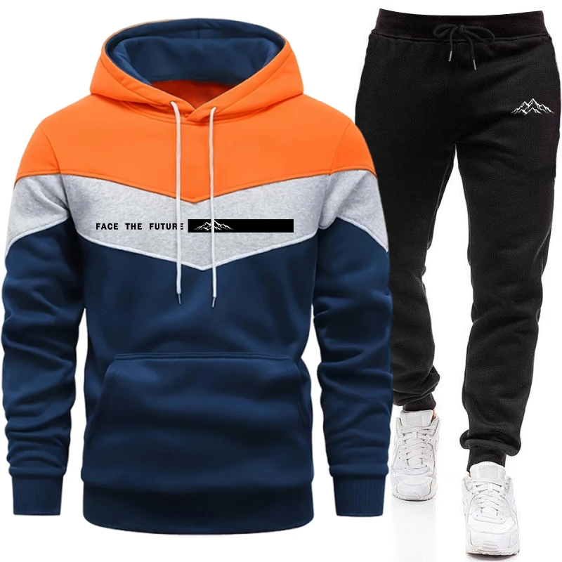 メンズトラックスーツ ファッション カジュアル フード付きス - Winter Clothing For Men のレビューと価格