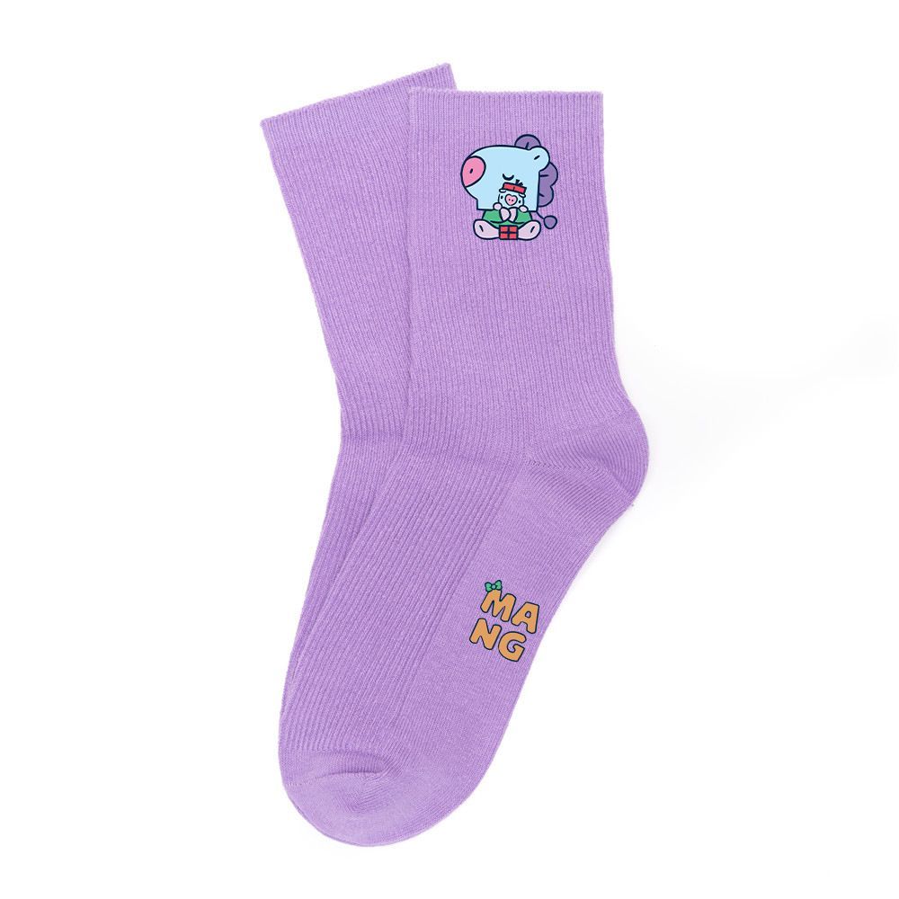 BT21ソックス クリスマスシリーズ キャンディーカラー 暖 - Winter Clothing Line のレビューと価格