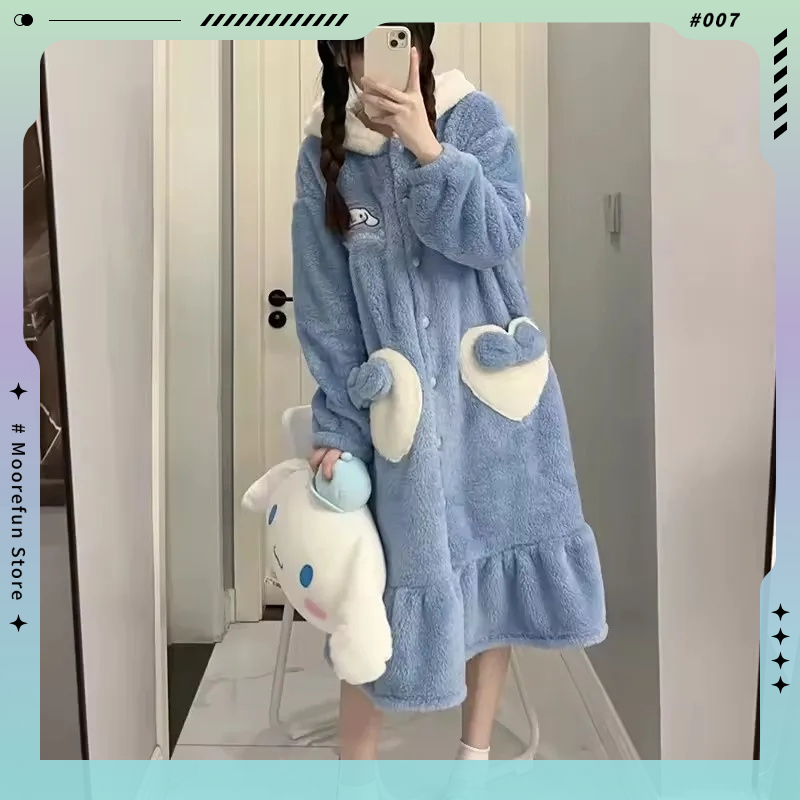 特別提供 サンリオ アニメガール プラッシュパジャマ クロミ - Winter Clothing Offer のレビューと価格