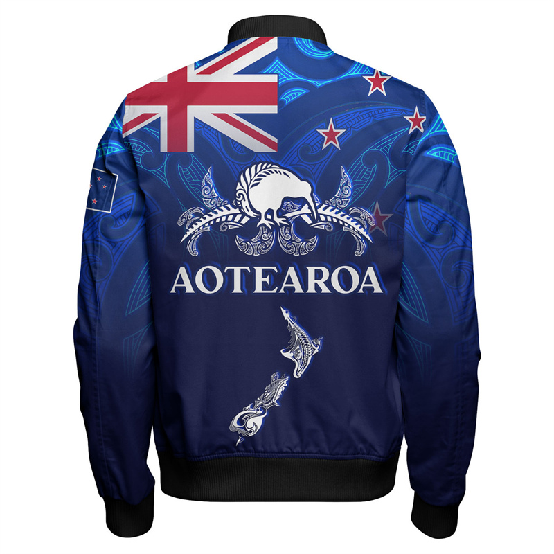 男性用国旗ジャケット,3Dプリント,ニュージーランドのタトゥ - Winter Clothing New Zealand のレビューと価格