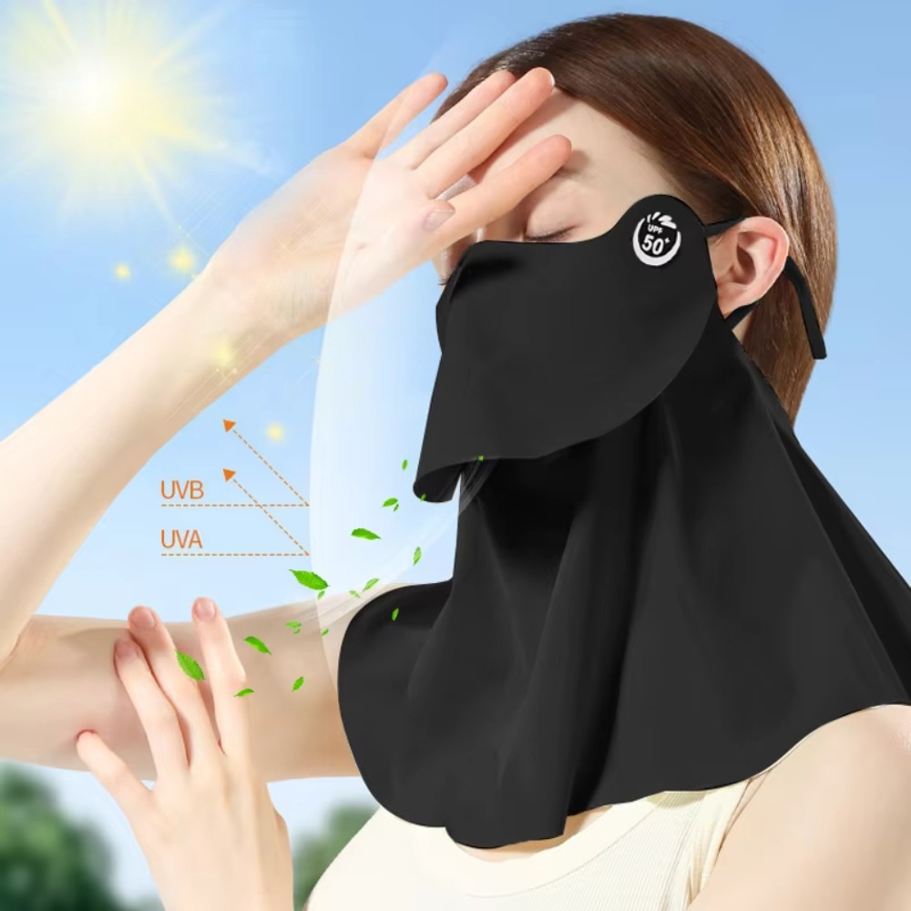 夏用アイスシルク日焼け止めマスク 女性用 UPF50+ 抗紫 - Wool Balaclava Knit のレビューと価格