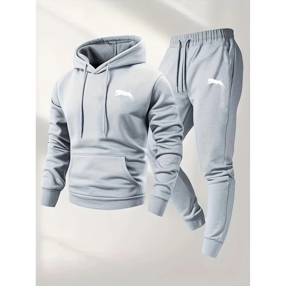 2026年売れ筋メンズフード付きスウェット＆パンツセットカジ - Winter Clothing For Men のレビューと価格